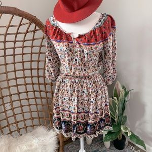 Boho Style Forever 21 Floral Dress